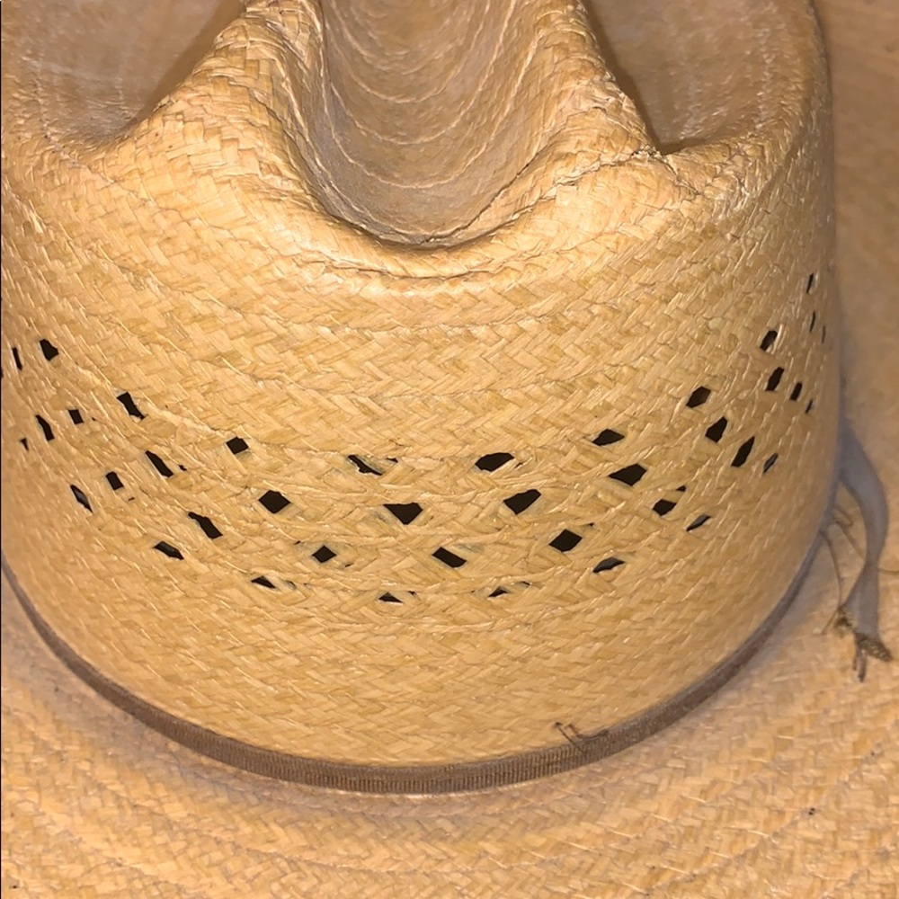 Longhorn Raffia Western Cowboy Hat Rancher - Picture 8 of 8